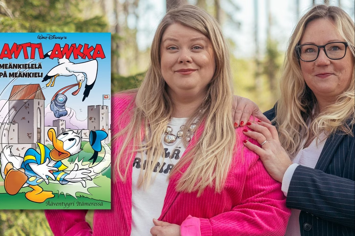 Kalle Anka kvackar på meänkieli