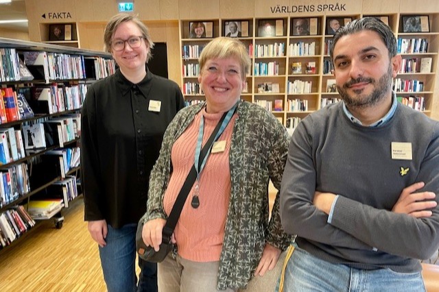 Resursbiblioteket på besök i Örebro som efterlyser tornedalingar